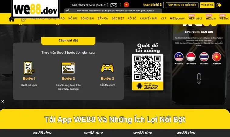 Người chơi dễ dàng trải nghiệm sau khi tải app 