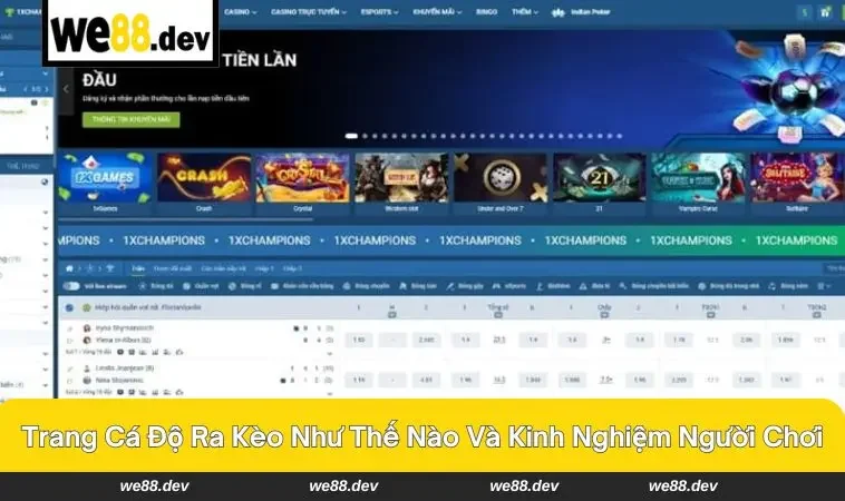 Người chơi nghiên cứu cách thức nhà cái ra kèo 