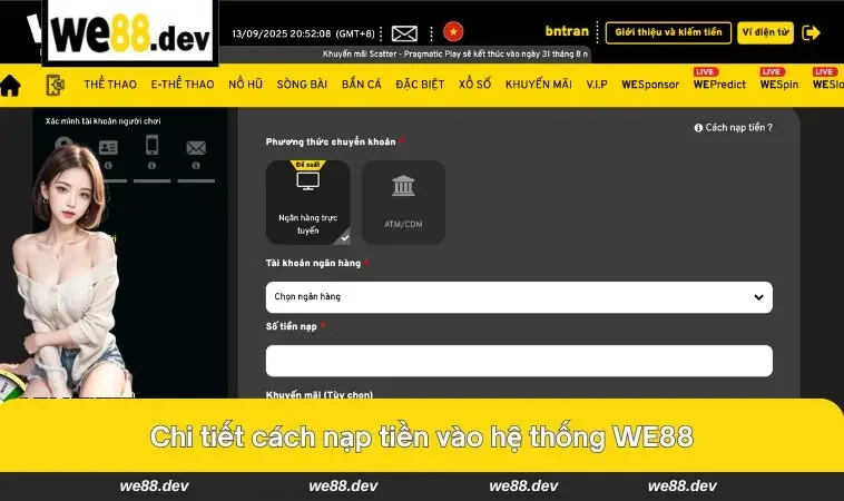 Nạp tiền cực nhanh chỉ với 3 bước dễ thực hiện